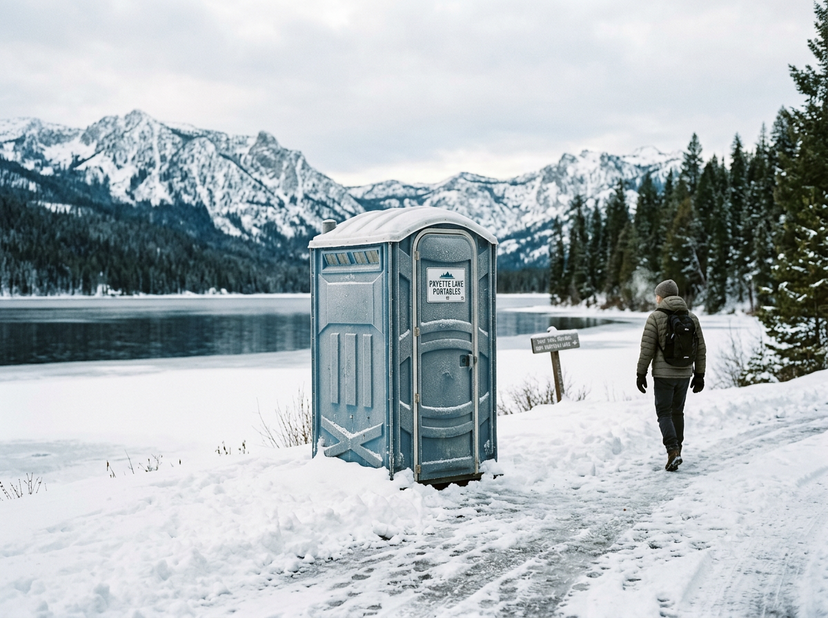 portable toilet and restroom trailer rental in Emmett