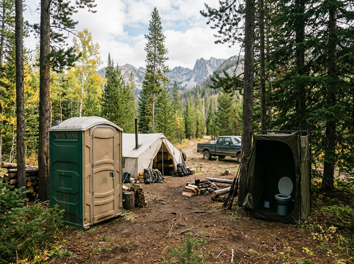 portable toilet and restroom trailer rental in Blackfoot
