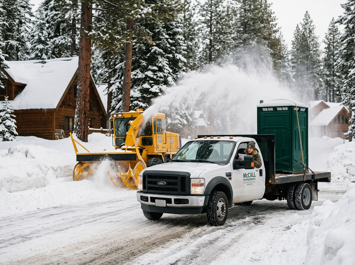 portable toilet and restroom trailer rental in Culdesac
