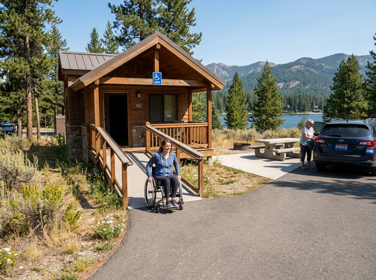 portable toilet and restroom trailer rental in Cascade